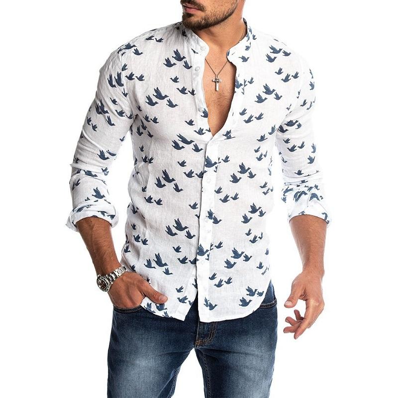 پیراهن طرح دار پاییزی با جنس گرم و طراحی کاربردی